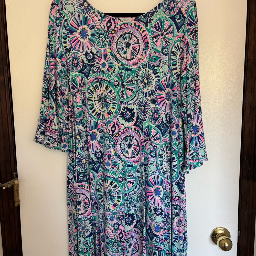 Lilly Pulitzer Ophelia Dress in Multi The Swim Coral